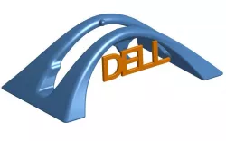 DELL vertical laptop stand