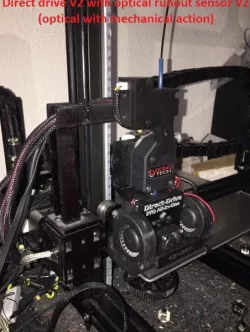 Direct drive bondtech CR-10/CR-10S with drag chain and cam