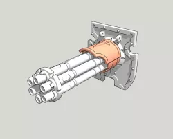 Dominion Crusader MK3 - Gatling gun