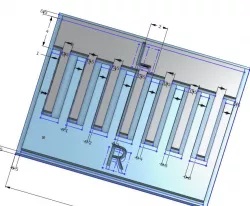 Dual nozzle alignment pattern 