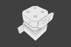 extruder housing for bondtech  drivegears