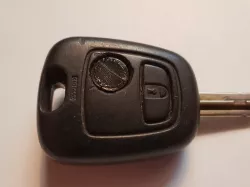 Flex button for car key
