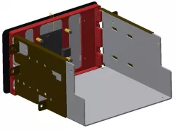 Front Mount for Raspberry Pi 7" LCD Touchscreen