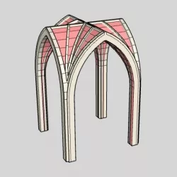 Gothic Quadripartite Vault