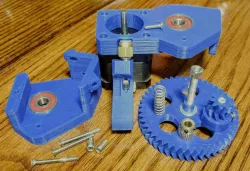 Greg's Beefed'wadestruder B'struder Remix Geared Bowden Extruder