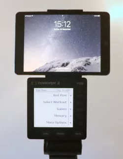 iPad mini holder for Concept2 PM5
