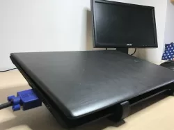 Laptop "sled" stand for any laptop