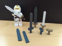 Lego sword collection - separate handle and blades