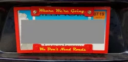 License Plate Frame - Back to the Future
