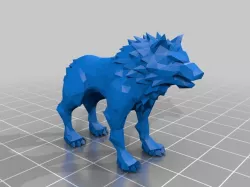 Low Poly Wolf