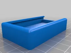 Magnetic key box with sliding lid