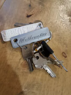 Mathematics keychain