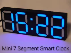 Mini 7 Segment Smart Clock