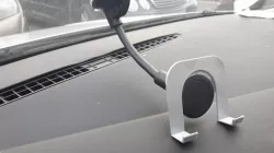 Mobile phone (gsm) magnetic car mount fixer