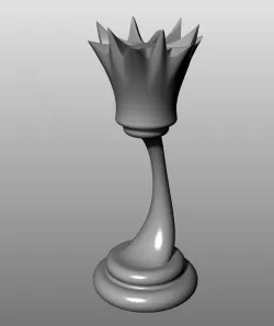 Modern Chess Set (low-res): Queen