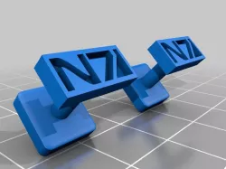 N7 logo cufflinks