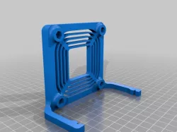Open Fan Mount for Rambo V1.3 Board - 70mm