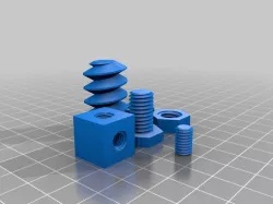 OpenScad library. Threads for screws and nuts V1