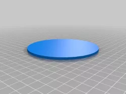 Plain Round Miniature Bases