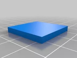 Plain Square Miniature Bases