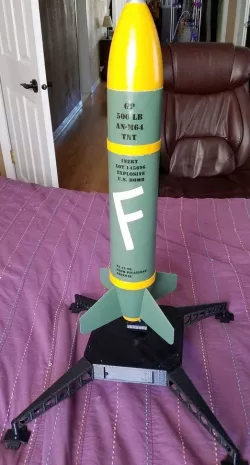 Pringles F-Bomb Model Rocket
