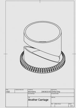 Harry Lucas Circular Knitting Machine Head free 3D model