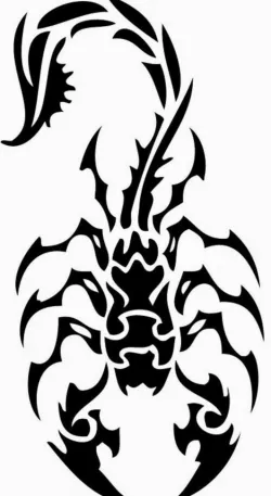 Scorpion Stencil
