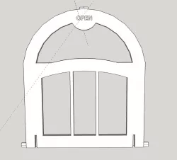 Small door for toy
