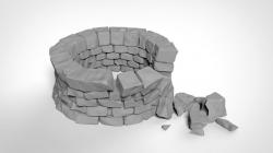 stone well 28mm 3d models 【 STLFinder