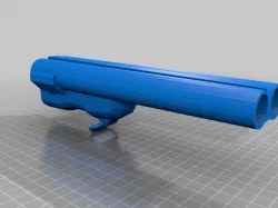 Super shotgun made into pieces 