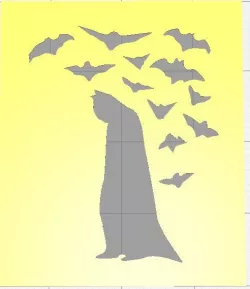 SUPERHERO AND VILLAIN STENCIL PACK