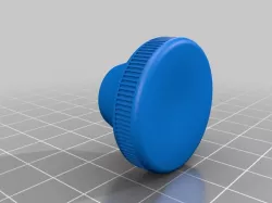 Vintage car radio knob