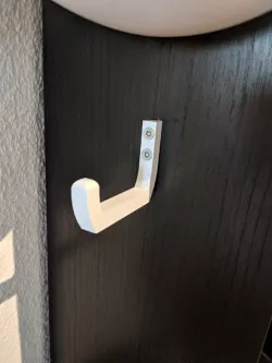 Wall hook for bicycle helmets