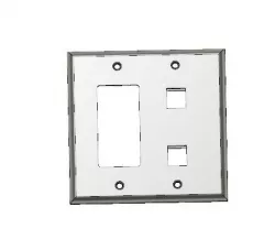 Wall Plate plug ethernet coaxial