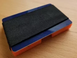 Wallet with coin and note part