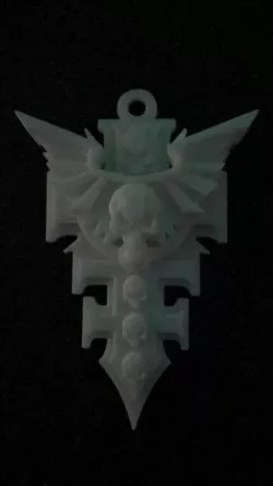 Warhammer Inquisitorial Rosette Keychain