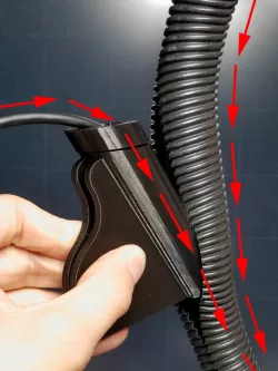Wire loom tool With Locking Mechanism - No Supports Required