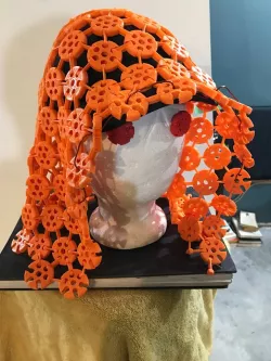 3d printed fabric / armour prints assembled