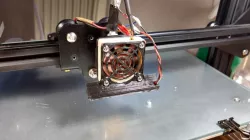 40 mm fan grill with led bar