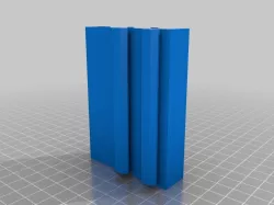 4020 Raspberry Pi Case with PiCam Slot & room for heatsinks - vertical rail mount