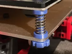 Anet A8 slimline thumb wheels and bed spring guides