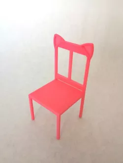 Cat Ears Doll Chair