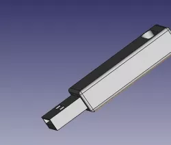 Clé USB avec côte réel 