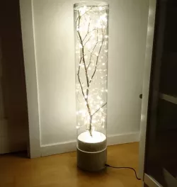 Concrete lamp