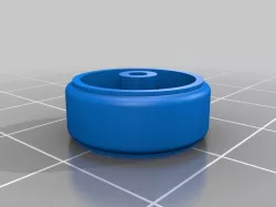 Customizable toy car wheel