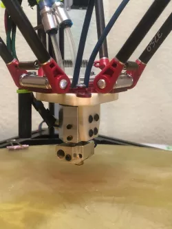 Cyclops+ and Chimera+ Aqua mount for Delta Printers