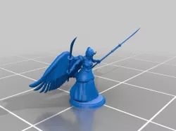 Eir - Winged Elf Grave Cleric