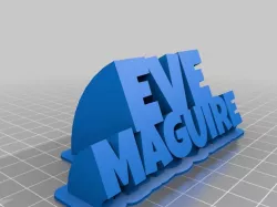Eve Nameplate