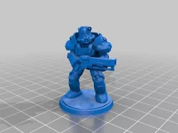 Fallout-Inspired Power Armor Zeerust Retrofuturistic 28mm