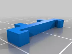 Fixed Rear Camera Mount v3 (for Prusa MK3 & Pi Cam v2.1)  - PI CAMERA CABLE CLIPS